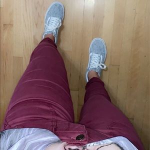 Jeans with a pop of color